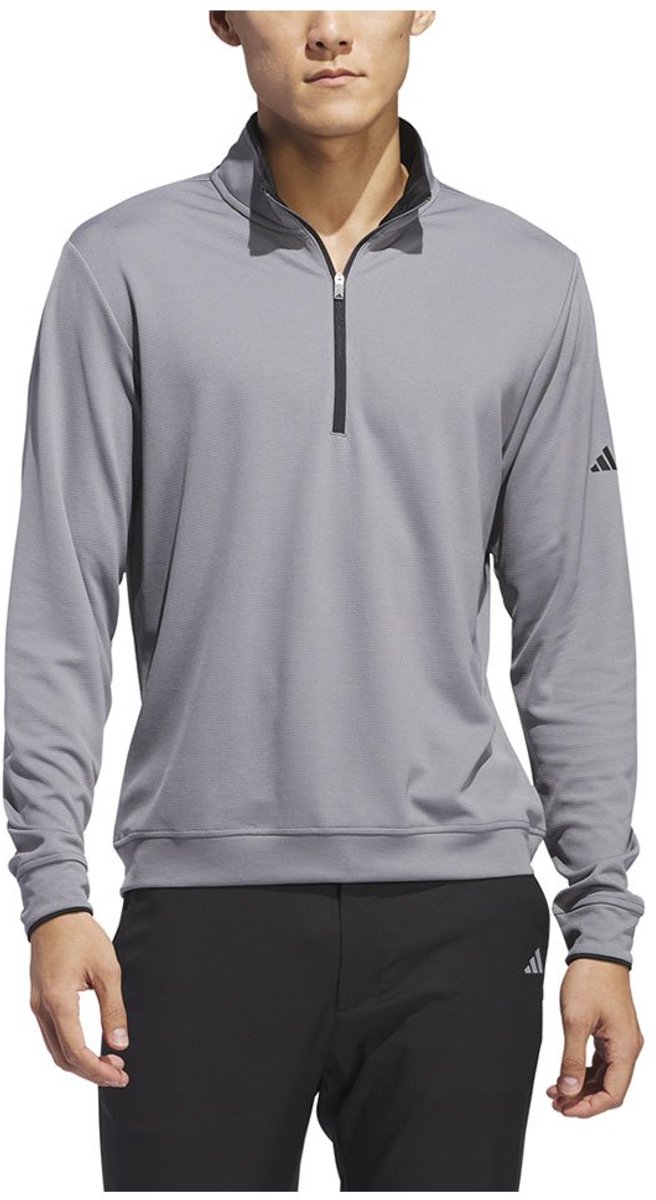 Adidas Core Lightweight Sweatshirt Met Halve Rits Man Grijs