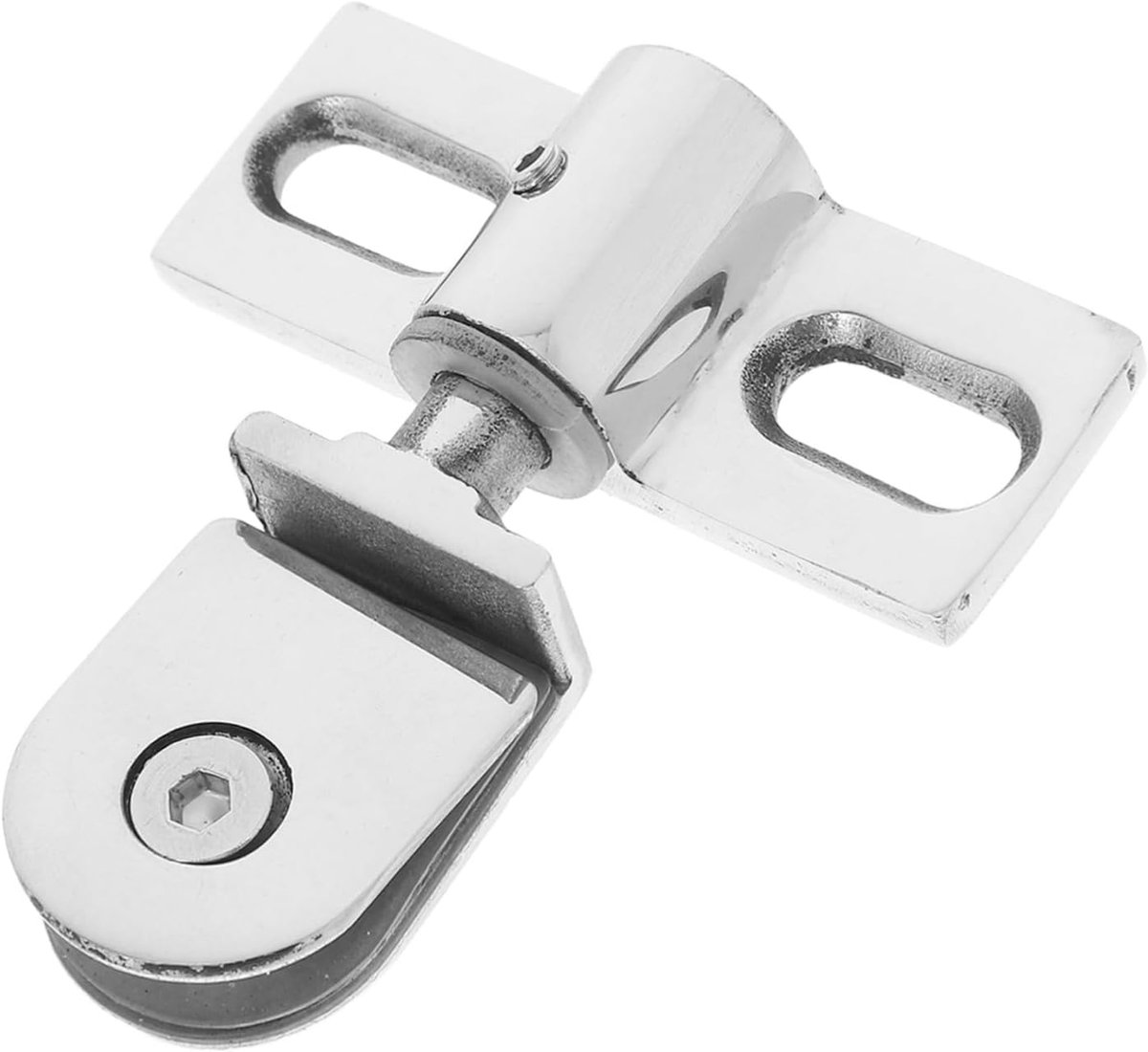 1 set douchedeur pivot scharnier - deuraccessoires - metalen pivot scharnier - douchedeur hardware - roestvrij staal zilver