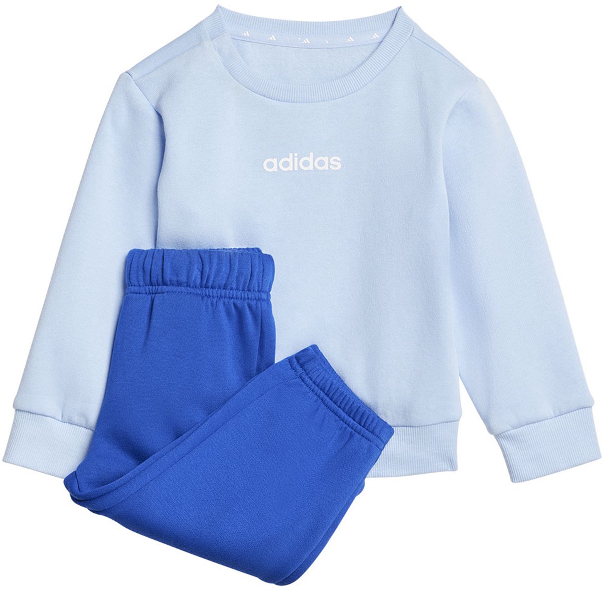 Adidas Essentials Linear Joggers Set 9-12 Months Kinderen Blauw