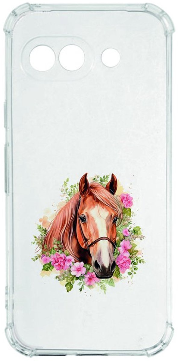 Google Pixel 9a Hoesje - Paard TPU Antishock