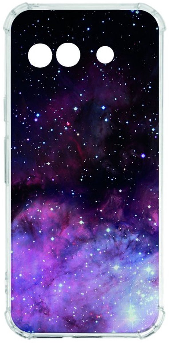 voor Google Pixel 9a Hoesje - Galaxy TPU Antishock