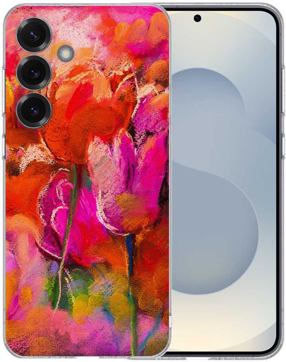 TPU Hoesje Samsung Galaxy S25 - Tulips Backcover