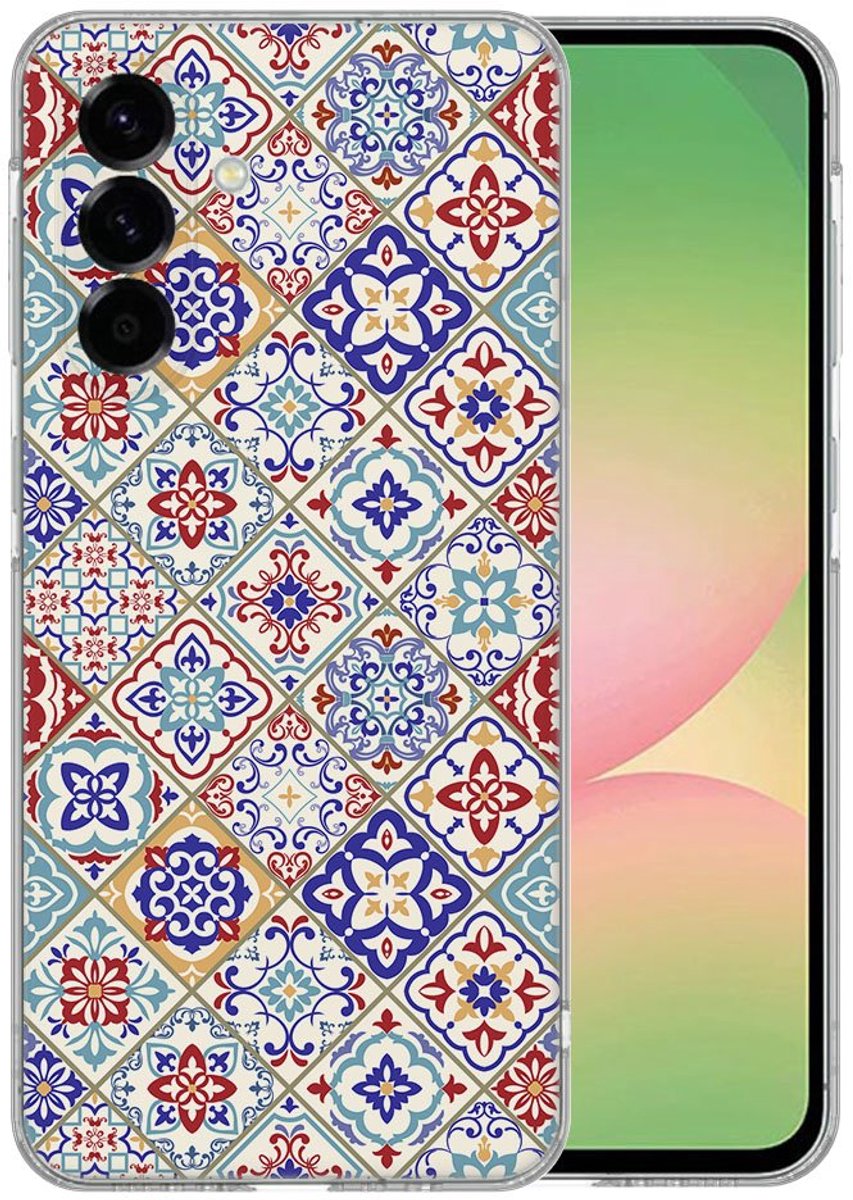 TPU Hoesje Samsung Galaxy A56 - Tiles Color Backcover