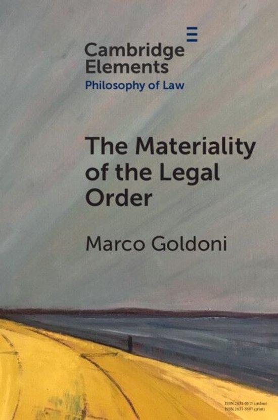 Elements in Philosophy of Law - The Materiality of the Legal ... - cover