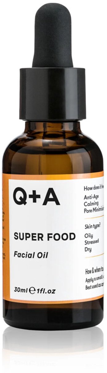 Q+A - Superfood Gezichtsolie - 3 x 30 ml - Voordeelverpakking