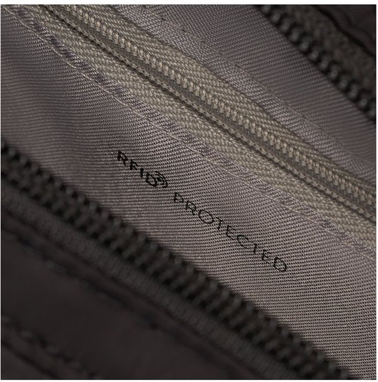 Hedgren RUSH – Mini sac bandoulière vertical avec protection RFID – Déperlant – Léger – Noir