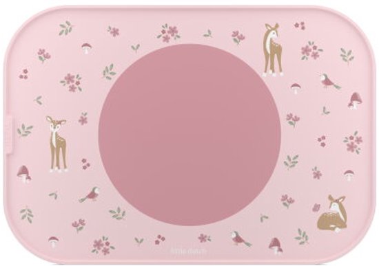 Mepal Mio Placemat Little Dutch - Antislip cirkel houdt alles op z'n plek - Vaatwasmachinebestendig - Fairy Garden