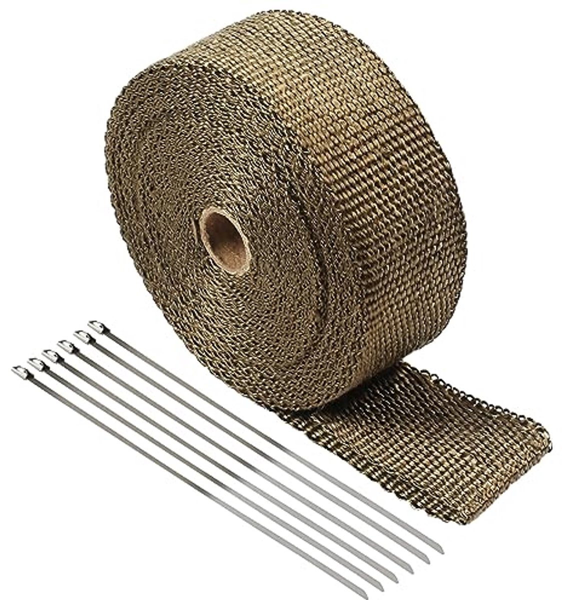 Uitlaat Warmte Isolatietape 15M x 5CM - Thermische Isolatie voor Motorfietsen