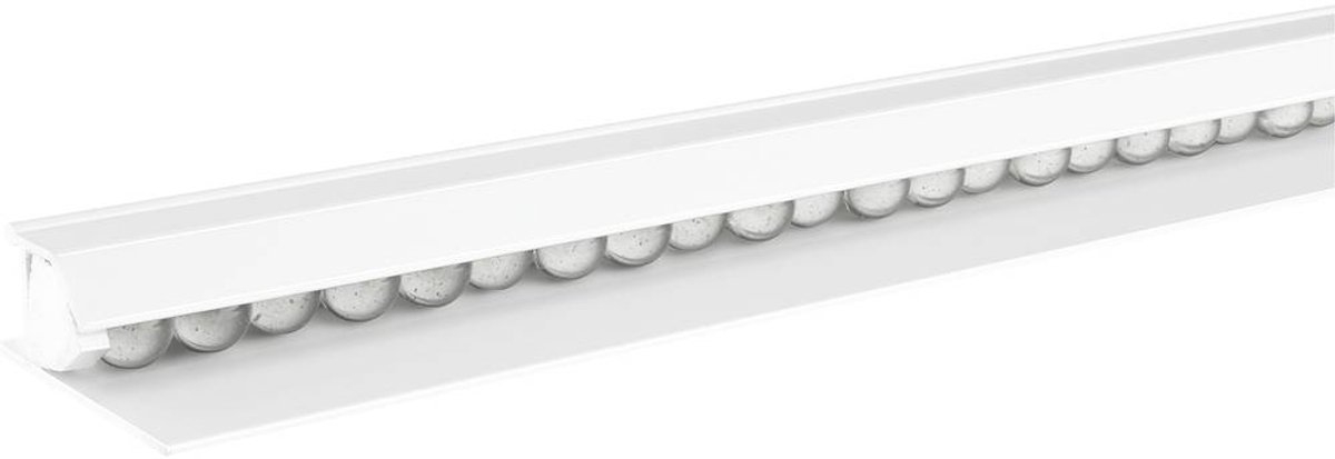 magnetoplan 21008600 Klemrail Wit Kunststof