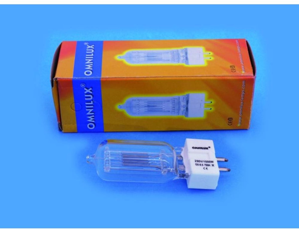 OMNILUX 230V/1000W GX-9.5 750h 3200K