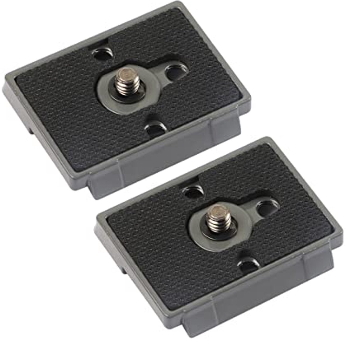 Set van 2 snelsluitplaten voor statieven met 1/4 inch schroeven