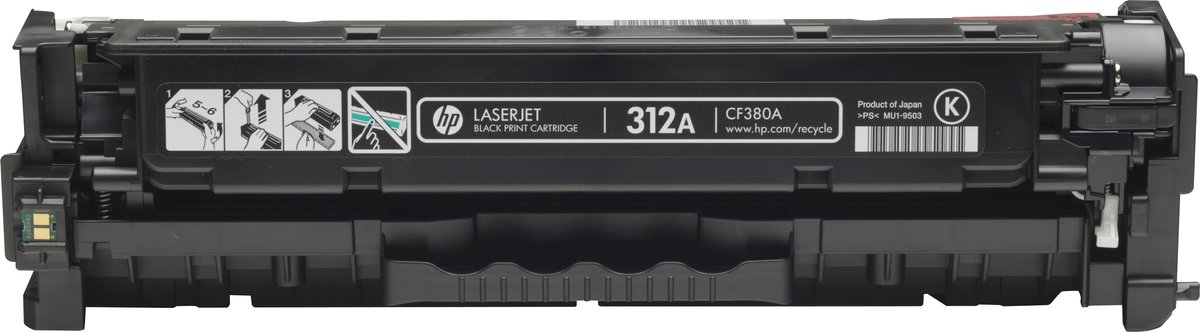 HP 312A - Tonercartridge / Zwart