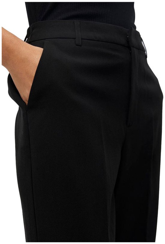OBJLISA WIDE PANT NOOS Black - LYNN wear OBJLISA WIDE PANT NOOS Black - LYNN wear