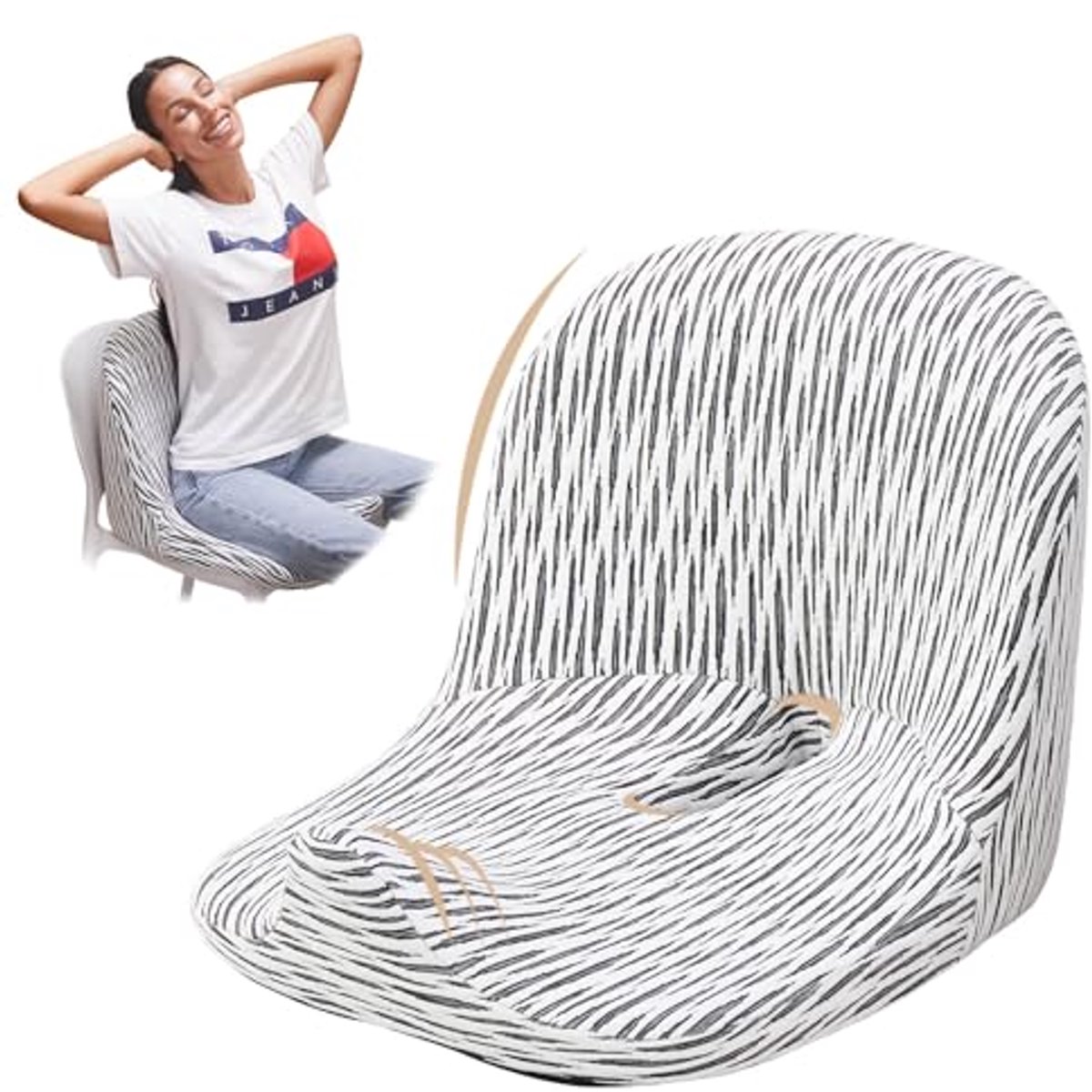 Ergonomisch Zitkussen van Traagschuim voor Bureaustoelen en Rolstoelen - Drukverlichting en Comfort