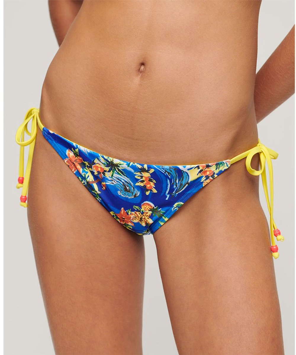 Superdry Cheeky bikinibroekje met strikjes aan de zijkant - Dames - Badpakken Blue Dolphin Ocean