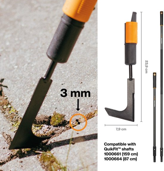 Fiskars Quikfit™ voegenkrabber opzetstuk - Onkruidverwijderaar - van Gehard staal - 25 cm van Fiskars — afbeelding 4