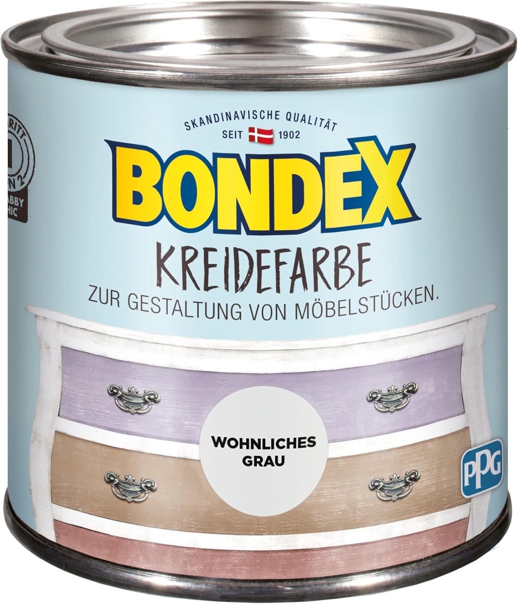 Bondex Krijtverf Cozy Grey - 0,5L - 386525