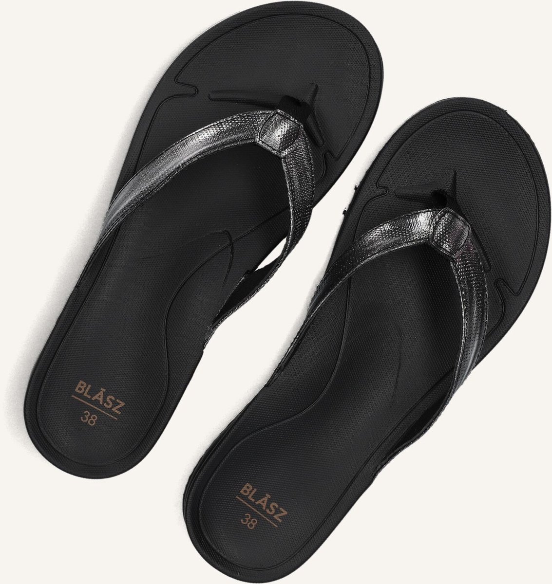 BLASZ Bella 2402 Slippers - Dames - Zwart - Maat 41