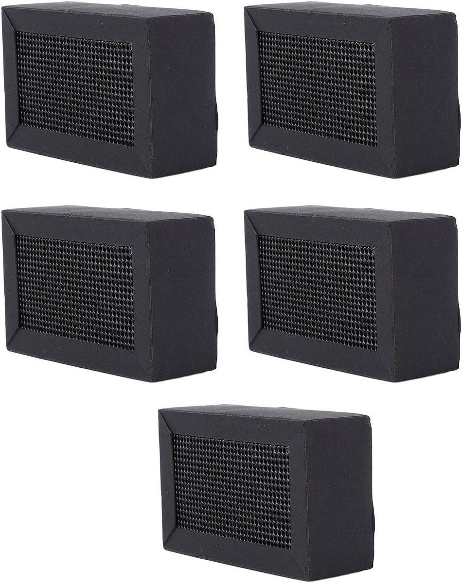 Allecto Plus - Luchtreiniger 3D-printer | Actieve kool-luchtfilter vervanging 5 stuks | Bamboe 3D-printeronderdelen P1 X1 | Schone lucht in uw werkruimte | Verbeterde luchtkwaliteit