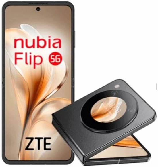 ZTE Nubia Flip 5G 8GB/256GB Zwart (Cosmic Black) Dual SIM | bol