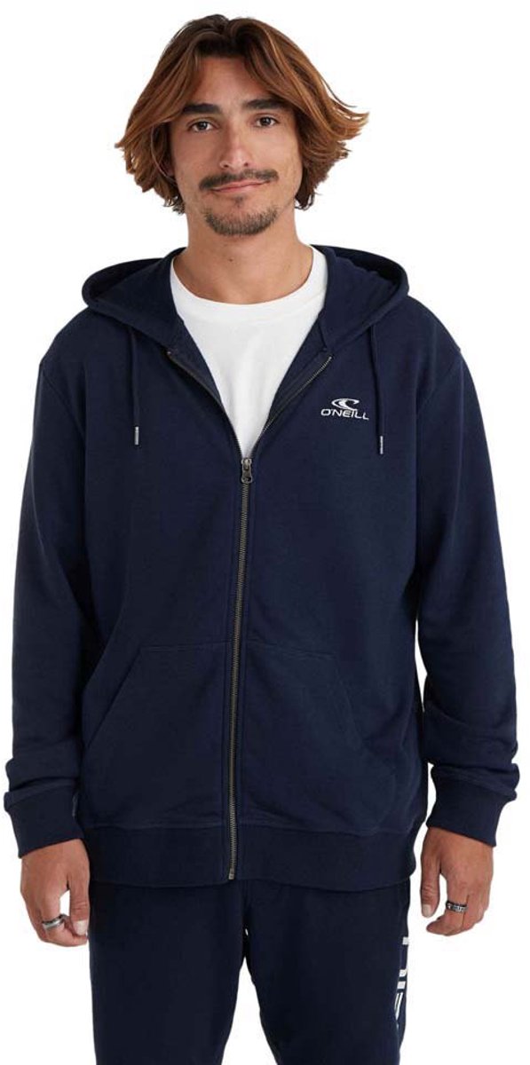 O´neill Small Logo Sweatshirt Met Rits XS Man Zwart