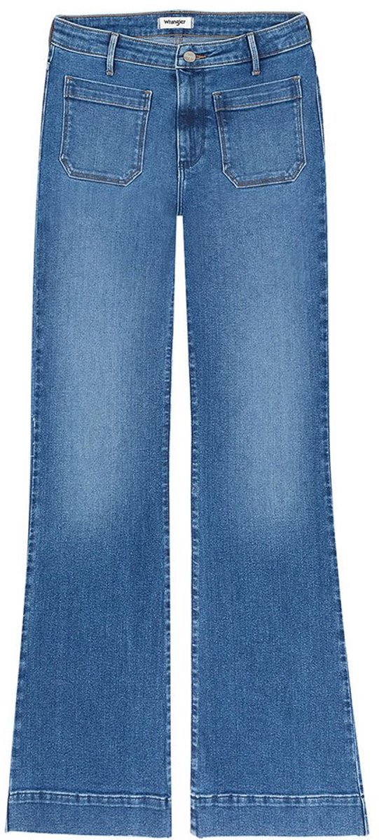 Wrangler W2334736y Flare Spijkerbroek 26 30 Vrouw Raven
