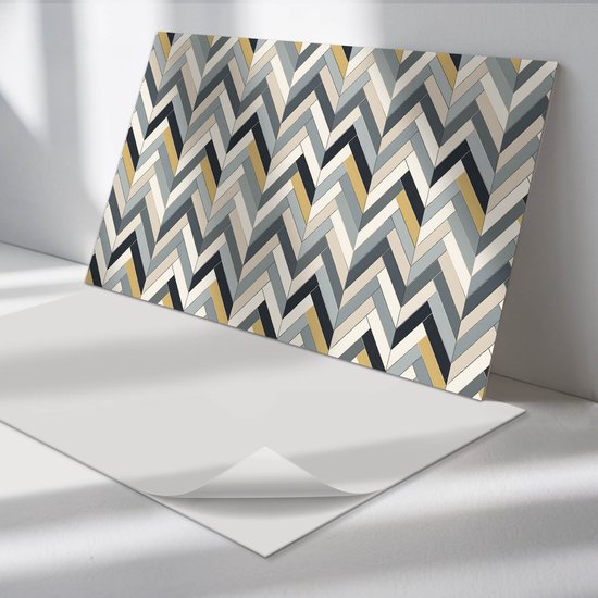 Hode PVC-vloerbedekking, vinylvloer, zelfklevende tegels, plaktegels, vloer, asgrijs, marmer, 30 cm x 30 cm, waterdicht, 0,9 m² dikte, 1,5 mm, 10 tegels