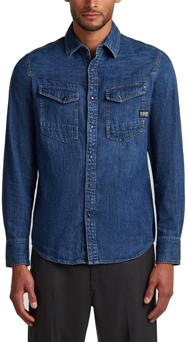 G-Star Dakota slim shirt ls Heren Shirts Worn In Windward