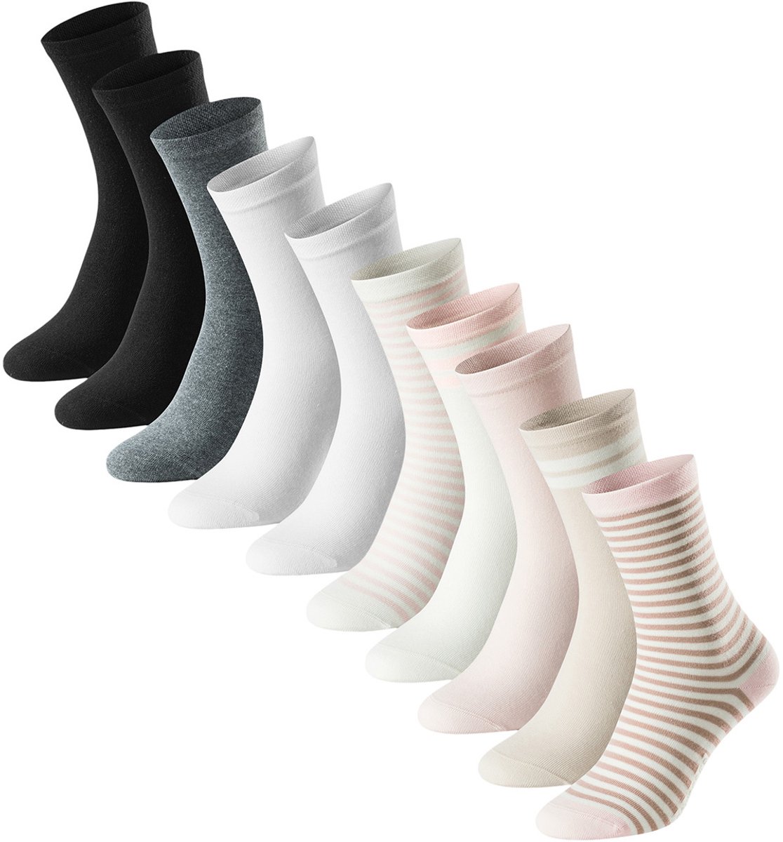 Schiesser Dames sokken 10 pack Bluebird