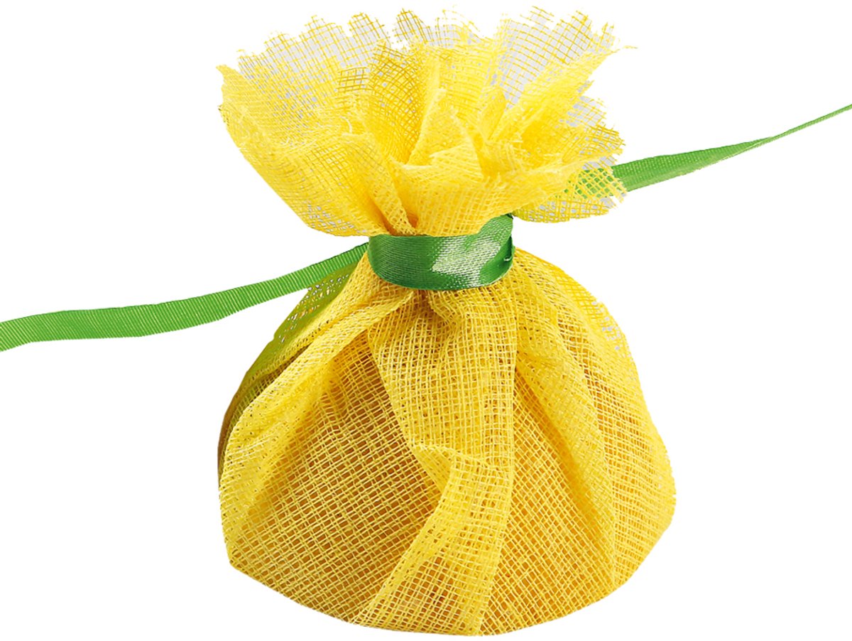 HYGOSTAR Lemon Wrap, geel, met groen lint