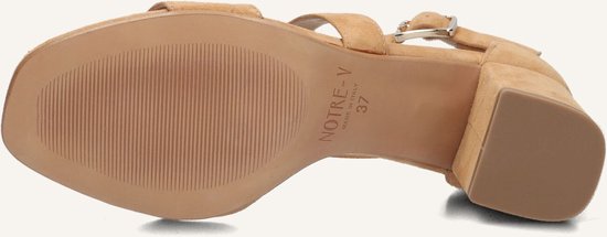 Sandales pour femmes Notre-V 16036 - Femme - Cognac - Taille 37