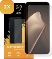 Lot de 2 Protecteurs d'écran Xiaomi 15T Pro - MobyDefend Case-Friendly Screensavers - Glas trempé - Plaques de verre. Compatible avec : Xiaomi 15T Pro