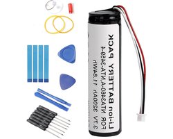 Allecto plus - Oplaadbare Li-Ion-batterij 3200 mAh 3,7 V voor Midland ER200 en ER300 radios.