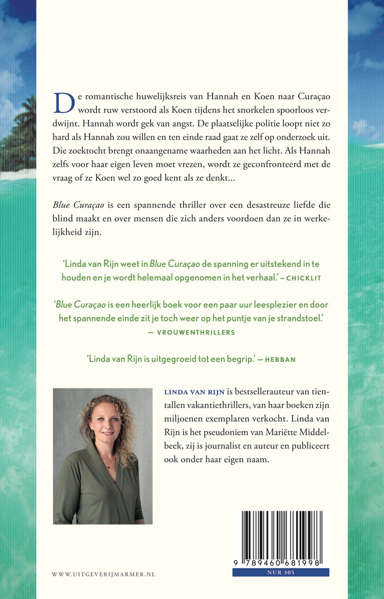 Blue Curaçao - back cover