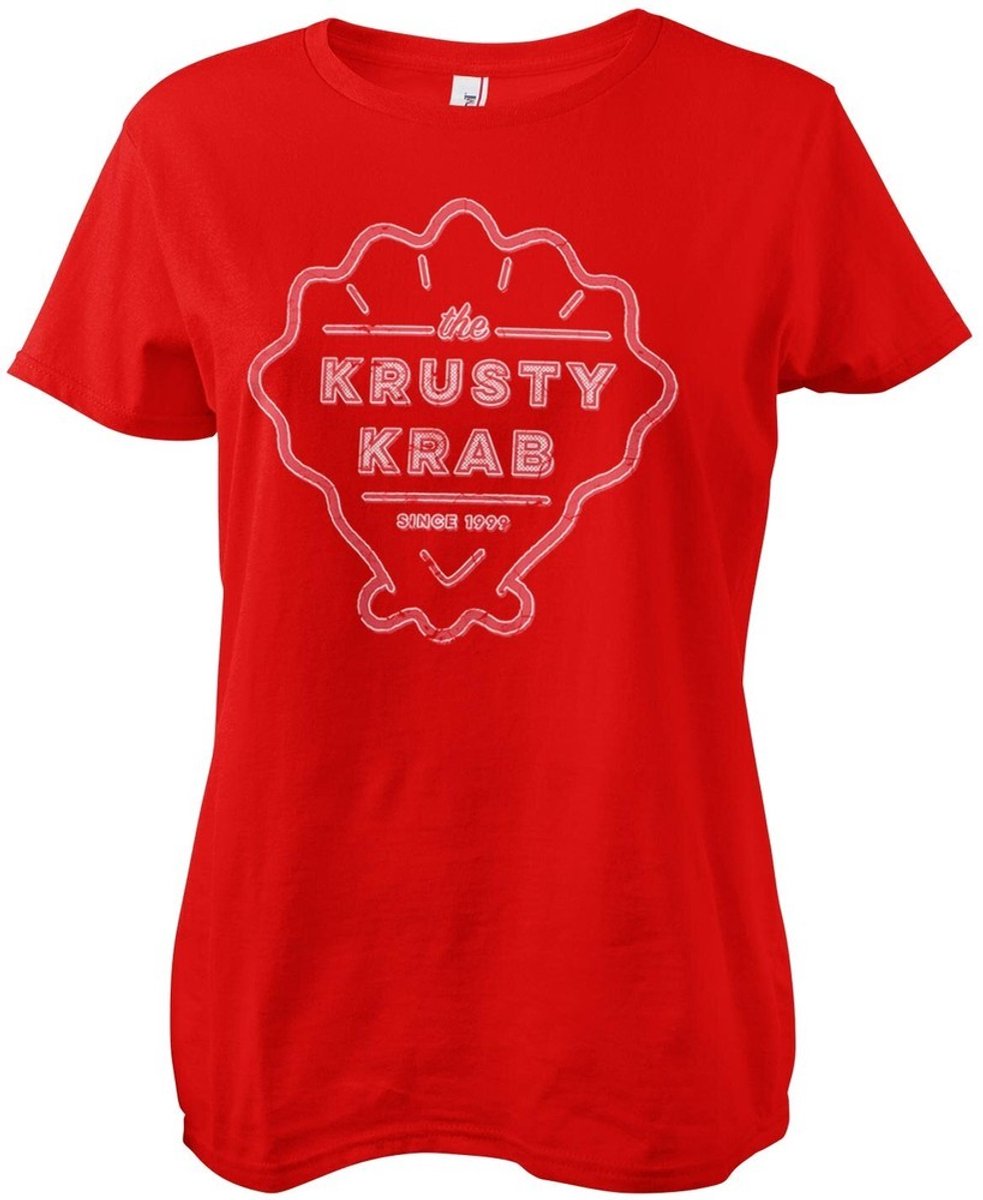 Spongebob The Krusty K-rab, sinds 1999 – Girly Tee dames-T-shirt, rood