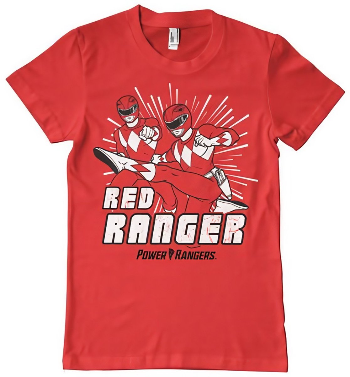 Power Rangers Red Ranger T-Shirt Red-2XL
