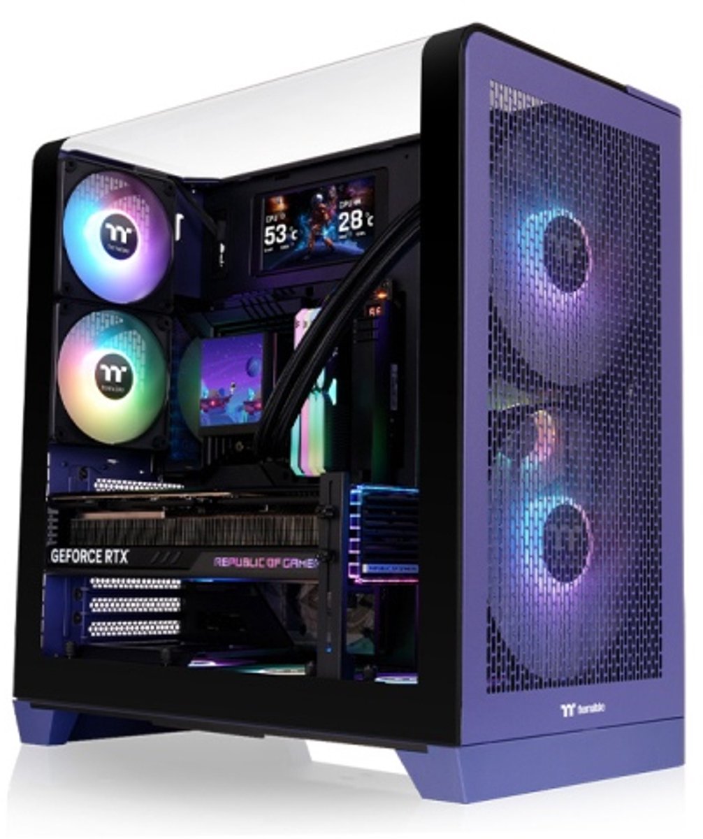 Thermaltake CA-11F-00MNWN-00 computerbehuizing Midi Tower Blauw