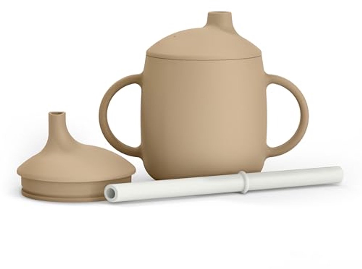 Image of 3-in-1 Leerbekertje voor Kinderen - Leckvrije Becher met Handvatten - Voor 6+ maanden