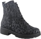 Waldlaufer Veterboot 648803 146 001 Cany Zwart Wijdte K