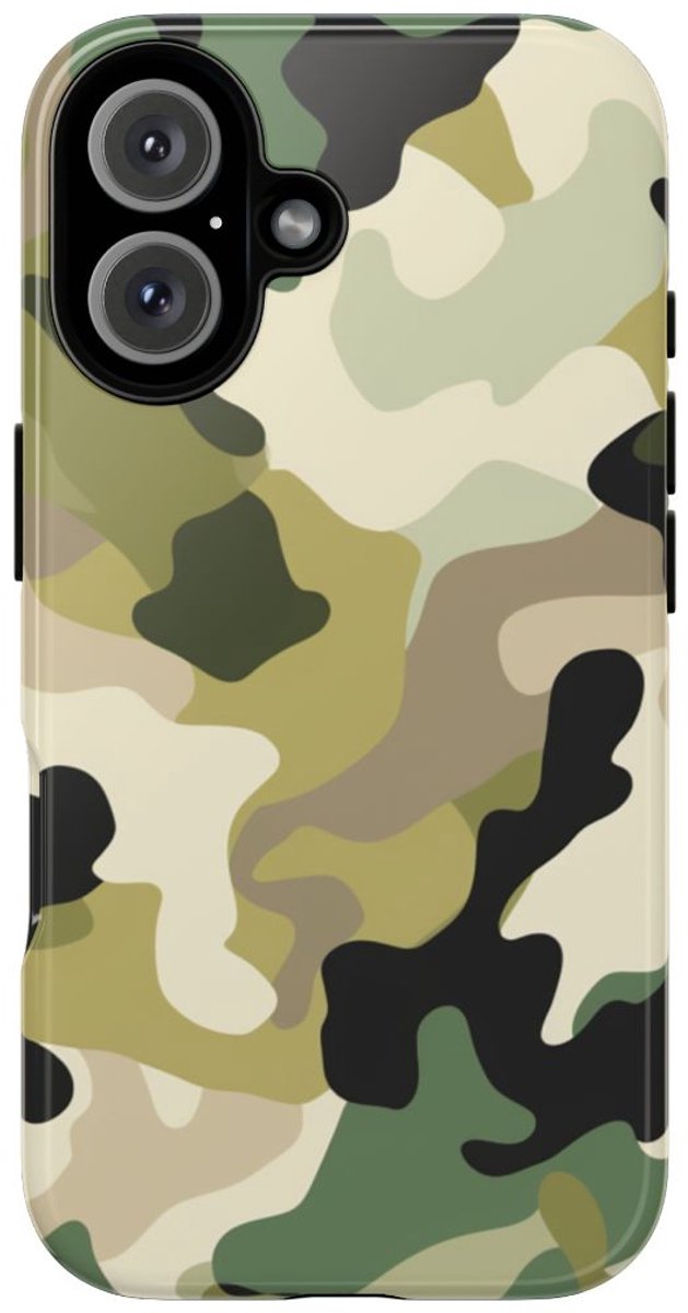 Klassiek Camouflagepatroon – Telefoonhoesje Geschikt voor iPhone 16