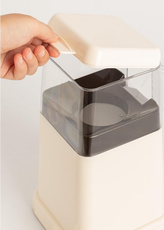 ApexArte® Premium Popcorn Machine - Popcornmakers - Popcornpan - Mais - Gebroken Wit — afbeelding 3