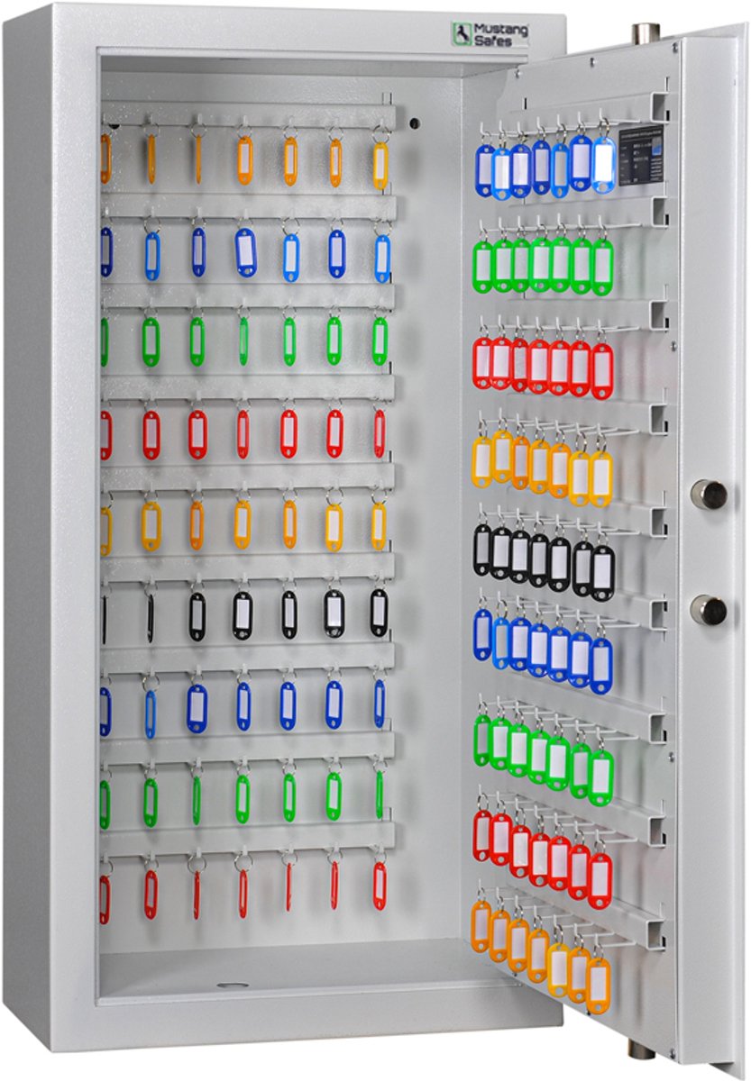 MustangSafes MSK 100-18 S2 - 126 Sleutelhaken - Dubbelbaard Sleutelslot