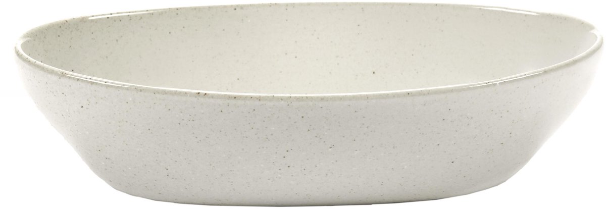 Serax Out Of Lines By Uncharted Serveerschaal Ovaal 23x12 Off White