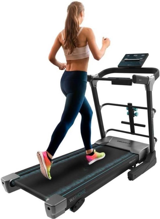 Walking Pad met helling, loopband voor thuis, stille motor, 1-6 km/u