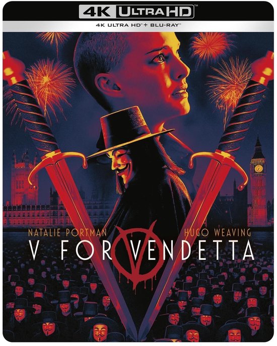 V For Vendetta (4K Ultra HD Blu-ray) (Steelbook)