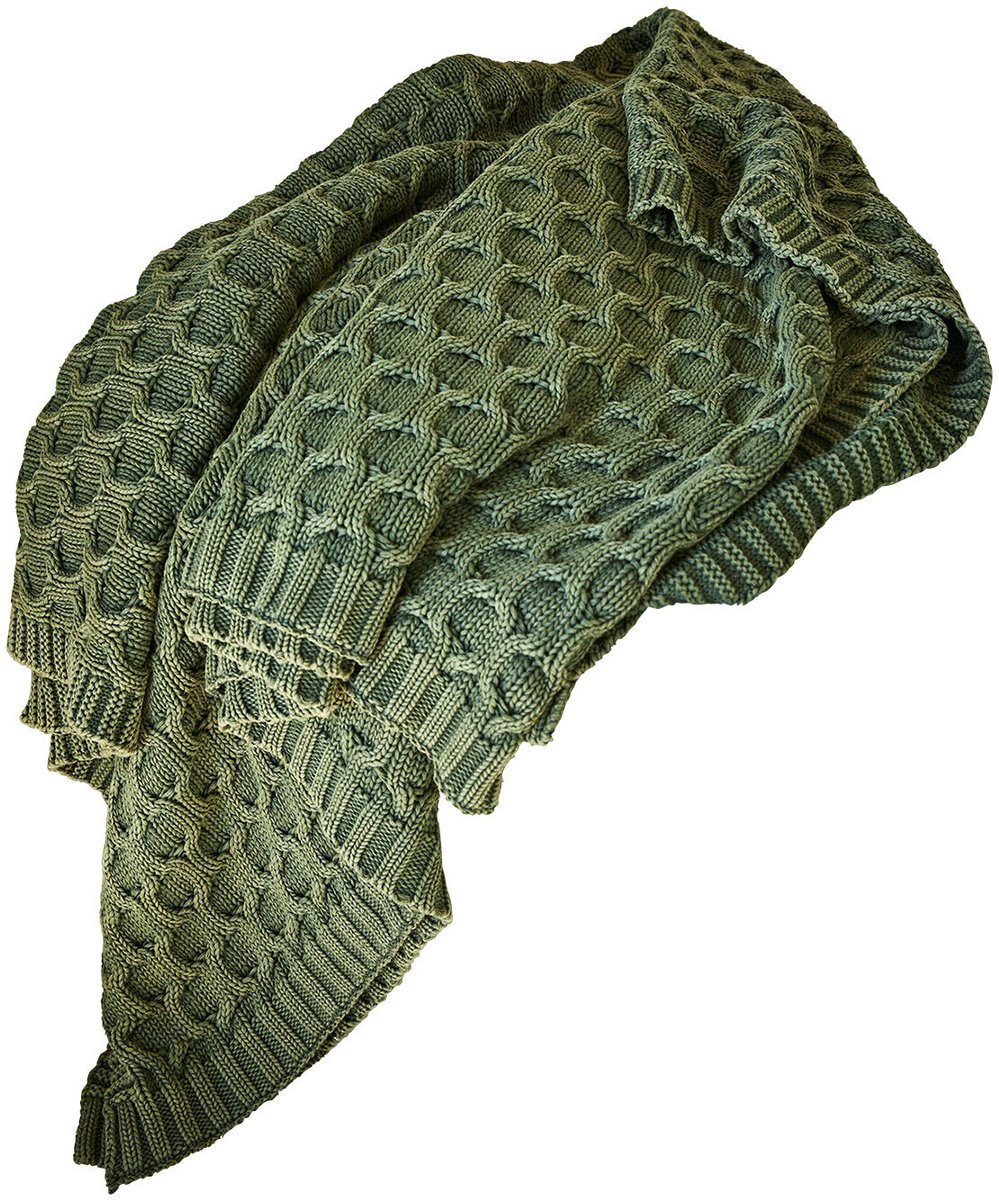 LOBERON Plaid Sovilex groen