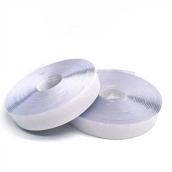 Xcdhemde Klittenband, 8 meter, 20 mm, zelfklevend, extra sterk, klittenbandsluiting, zelfklevend, dubbelzijdig klevend klittenband, voor bevestiging, organisatie, opslag