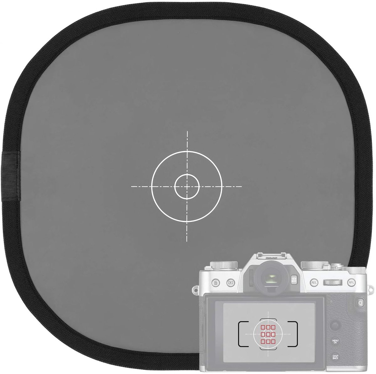 Geschikt voor 12" x 12" (30 x 30 cm) Witbalans 18% Grijsreferentie Reflector Grijskaart