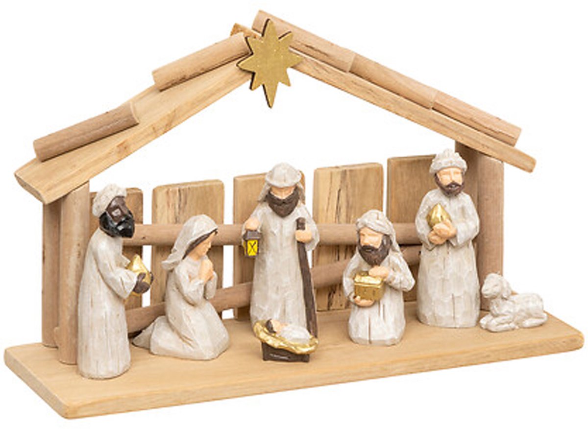 MiniatuurdieGeboorte Van Christus Met De Witte Schapen En De Heilige Familie Wordt Geplaatst 35774879 MiniatuurdieGeboorte Van Christus Met De Witte Schapen En De Heilige Familie Wordt Geplaatst 35774879