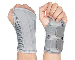 NuCamper Wrist Bandages, Men And Women Carpal Tunnel Splint, Adjustable Wrist, Right and Left Hands, For Carpal Tunnel Syndrome, Tendonitis, Arthritis and Sprains, Wrist Support For Training